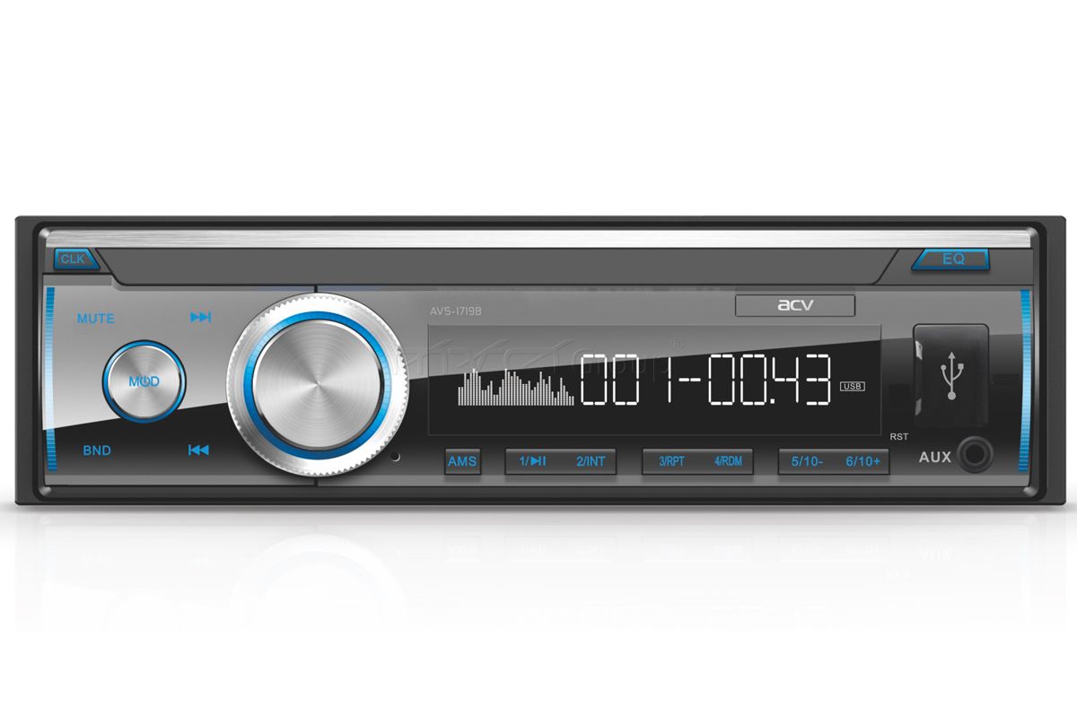 1-DIN USB/SD-ресиверы (без CD) ACV AVS-1719B 