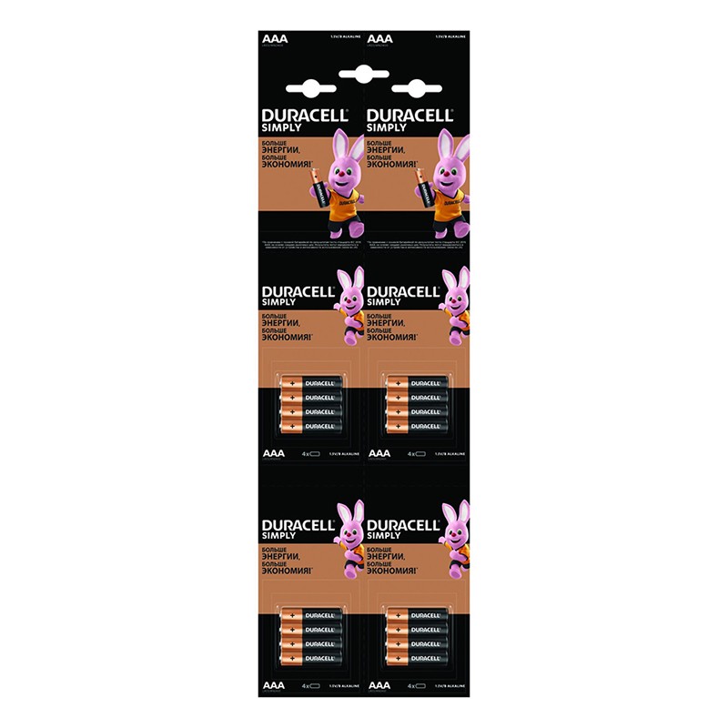 ААА Duracell ААА LR03-16BL