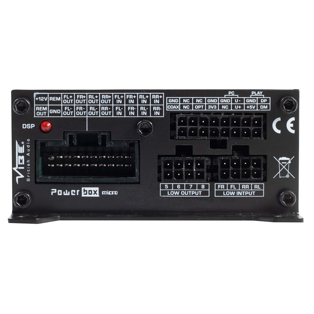 Четырёхканальные усилители Vibe POWERBOX65.4-8MDSP-V3 