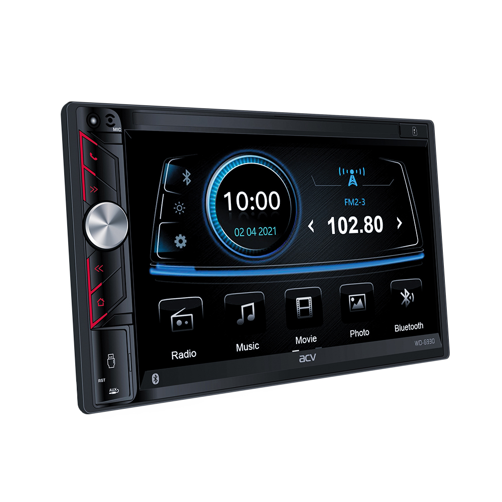 2-DIN Медиа-ресиверы со встроенным ЖК-экраном (без DVD) ACV WD-6930 
