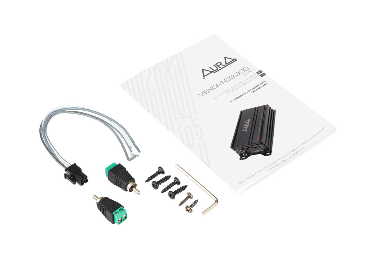 Двух и трехканальные усилители AurA VENOM-D2.300 ULTRA 