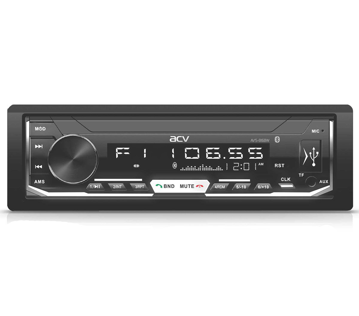 1-DIN USB/SD-ресиверы (без CD) ACV AVS-816BW 