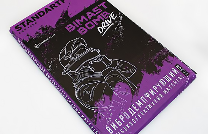 Виброизоляционные (тяжелые) материалы STP Bimast Bomb Drive ( АКЦИЯ Упаковка)