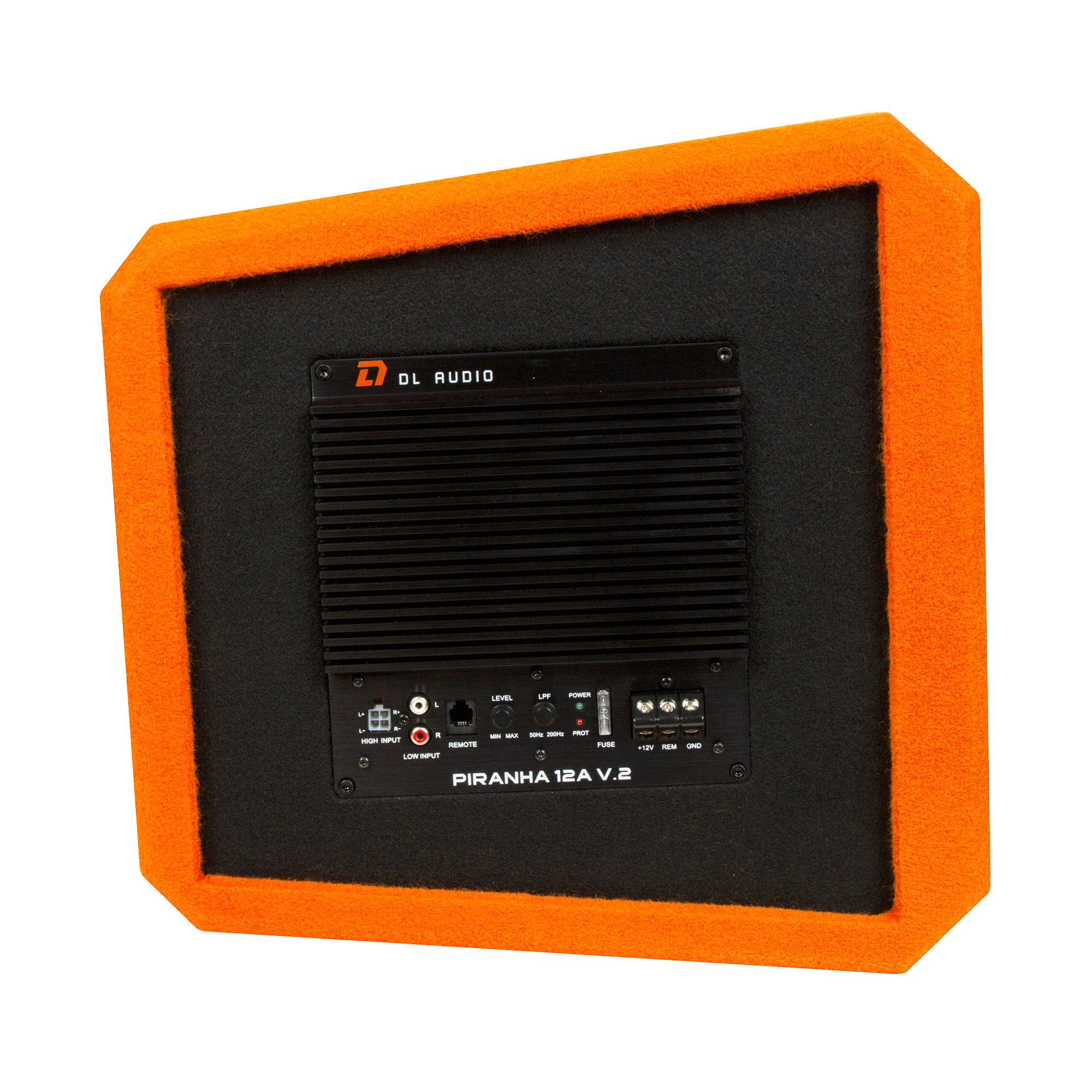 Cабвуферы корпусные активные DL Audio Piranha 12A V2 Orange 