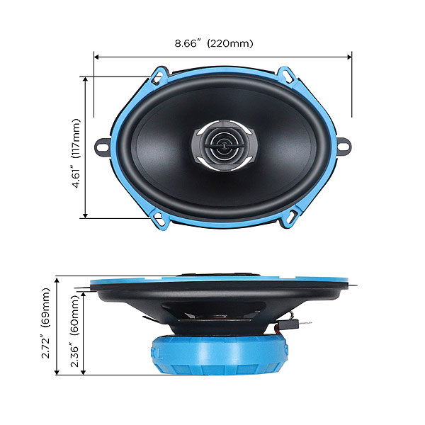 Акустика автомобильная Recoil RCX57 