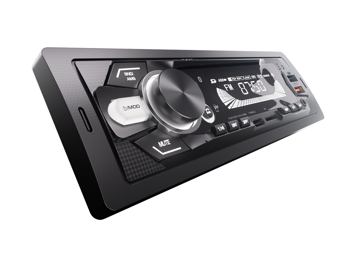 1-DIN USB/SD-ресиверы (без CD) AurA FIREBALL-104BT 