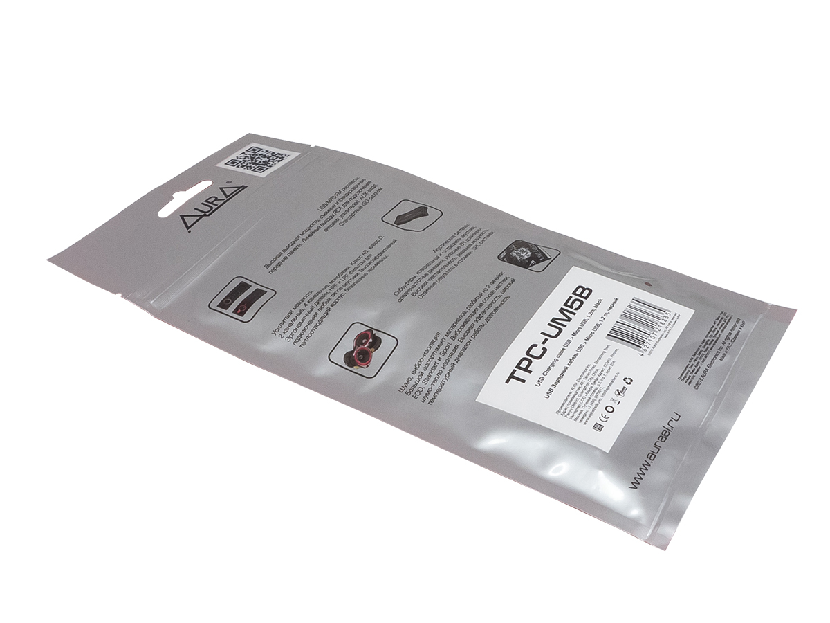 Зарядные устройства для смартфонов, Кабели AurA TPC-UM5B 