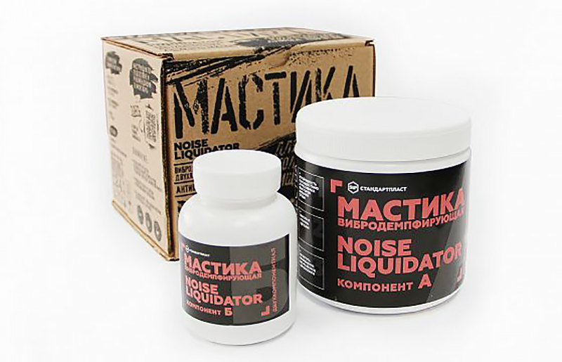 Виброизоляционные (тяжелые) материалы STP NoiseLiquidator Мастика антикорозийная вибродемфирующая