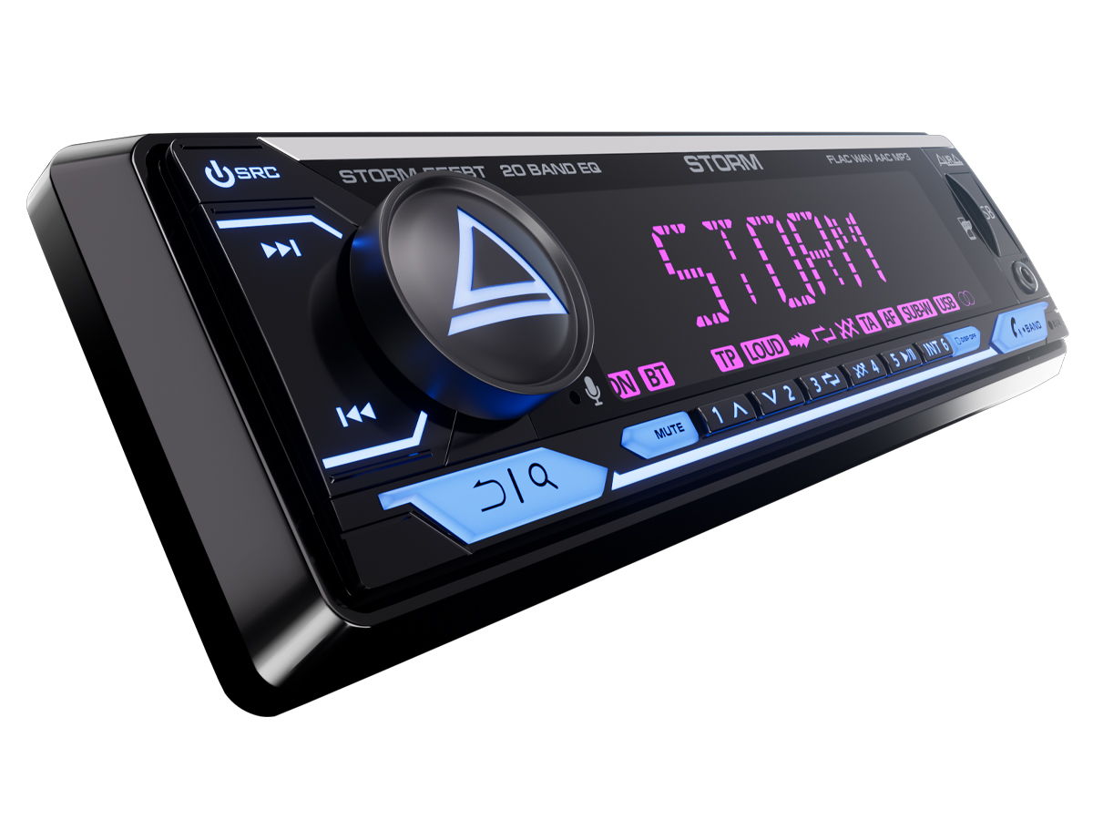 1-DIN USB/SD-ресиверы (без CD) AurA STORM-555BT 
