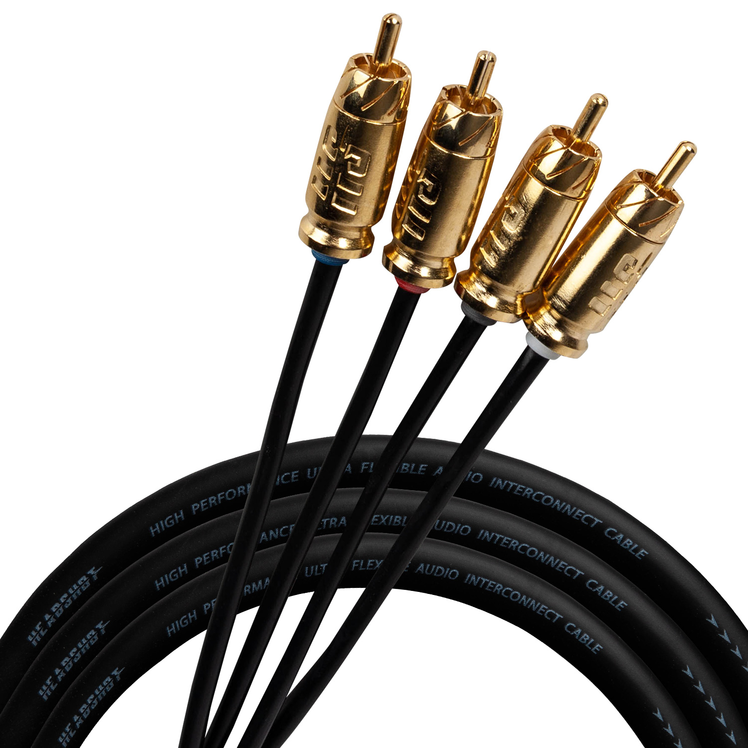 Кабели межблочные (RCA), AUX, HDMI, RCA разъёмы KICX Headshot RCA-44-5-SS 