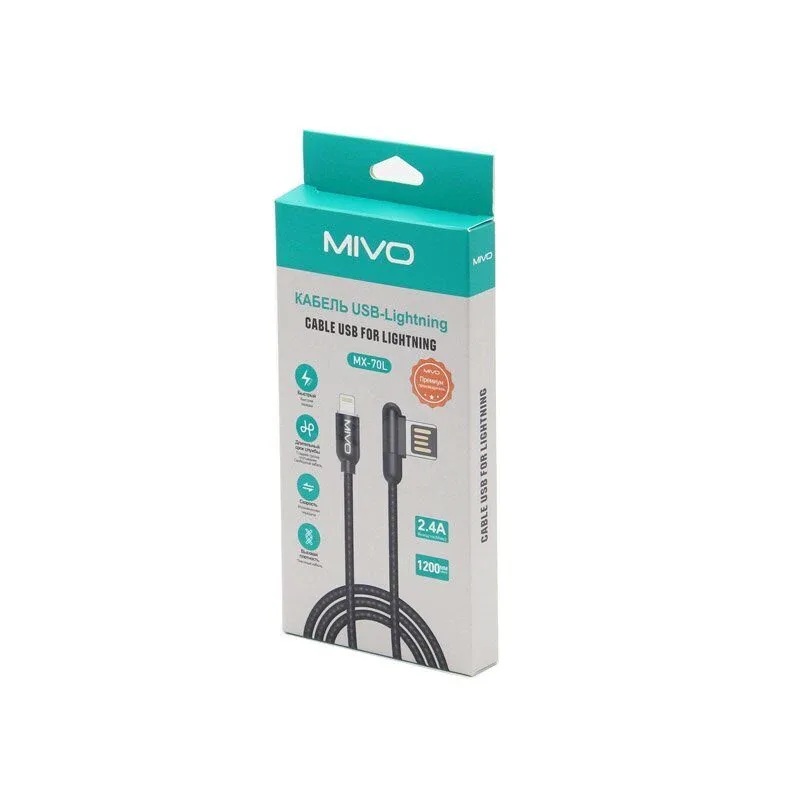 Зарядные устройства для смартфонов, Кабели Mivo MX-70L 