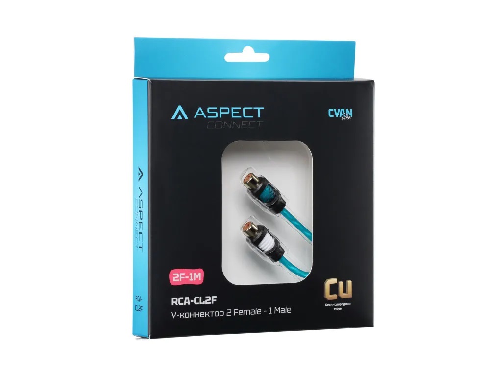 Кабели межблочные (RCA), AUX, HDMI, RCA разъёмы Aspect RCA-CL2F 