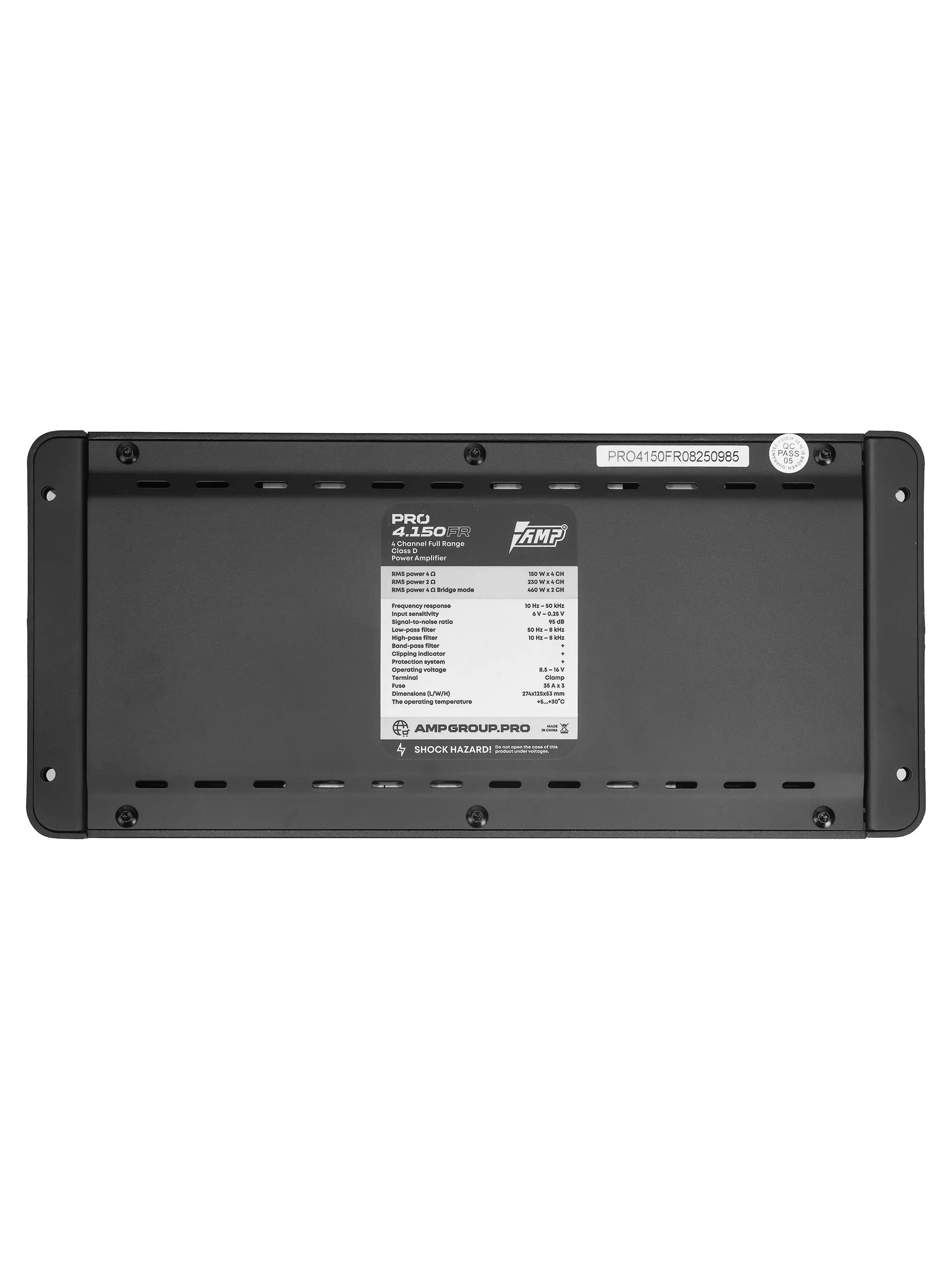 Четырёхканальные усилители AMP PRO 4.150FR 