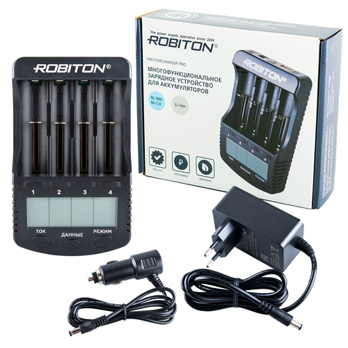Аккумуляторы. Зарядные устройства ROBITON MasterCharger Pro