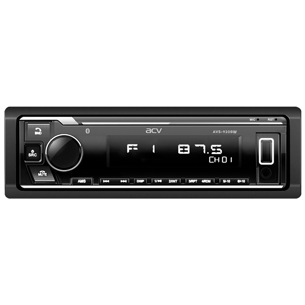 1-DIN USB/SD-ресиверы (без CD) ACV AVS-920BW 