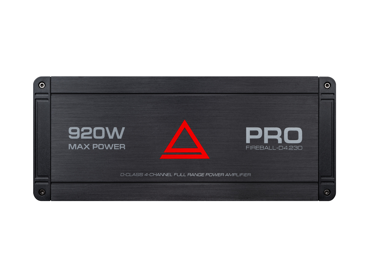 Четырёхканальные усилители AurA FIREBALL-D4.230 PRO 