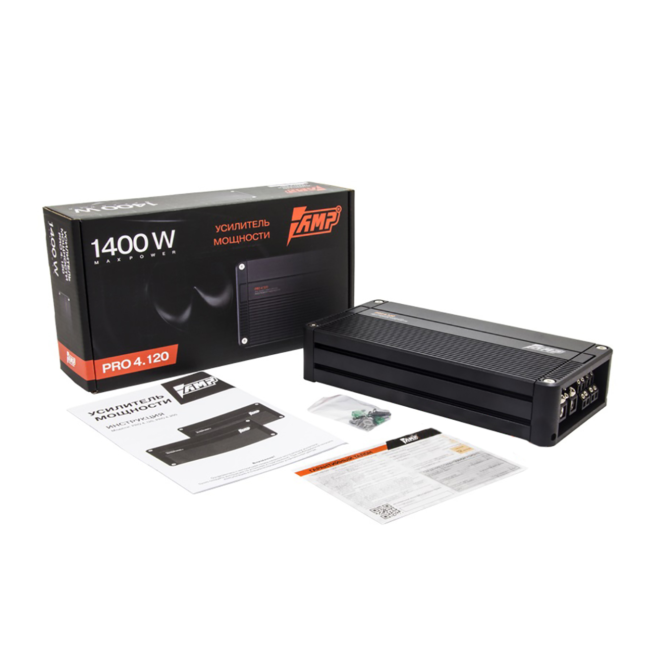 Четырёхканальные усилители AMP PRO 4.120 
