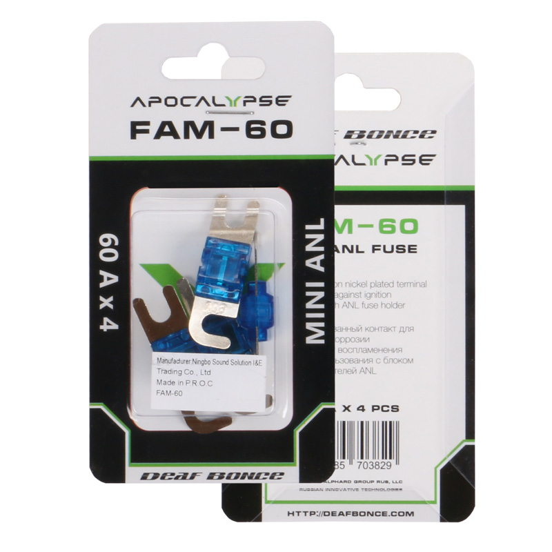 Предохранители, автоматические прерыватели DEAF BONCE APOCALYPSE FAM 60 