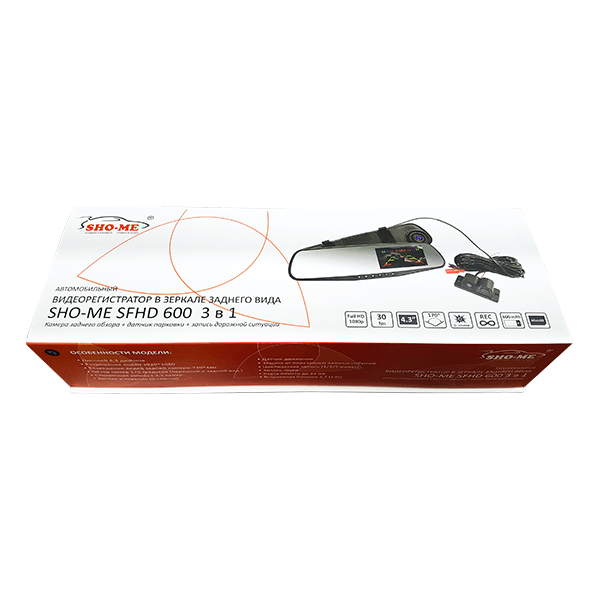 Зеркала с видеорегистраторами Sho-Me SFHD 600
