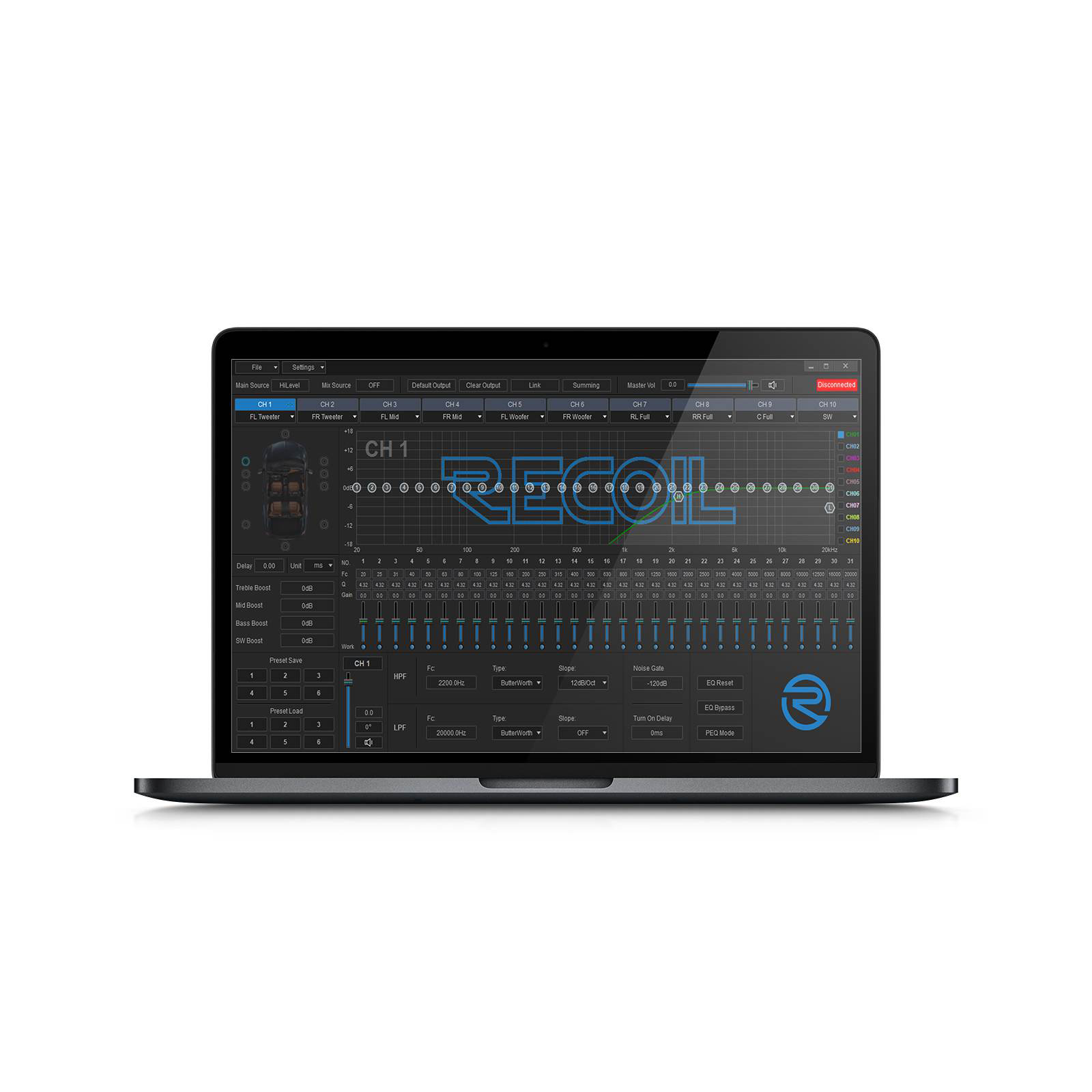 Процессоры, процеусилители Recoil P610-PRO 