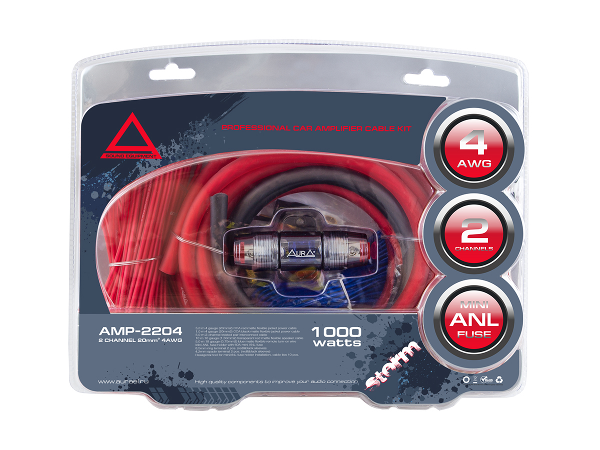 Комплекты проводов AurA AMP-2204 