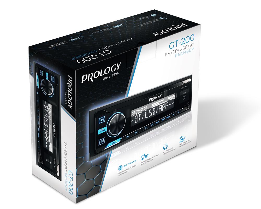 1-DIN USB/SD-ресиверы (без CD) Prology GT-200 