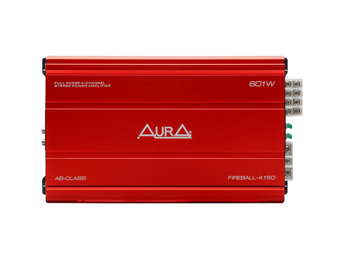 Четырёхканальные усилители AurA FIREBALL-4.150 