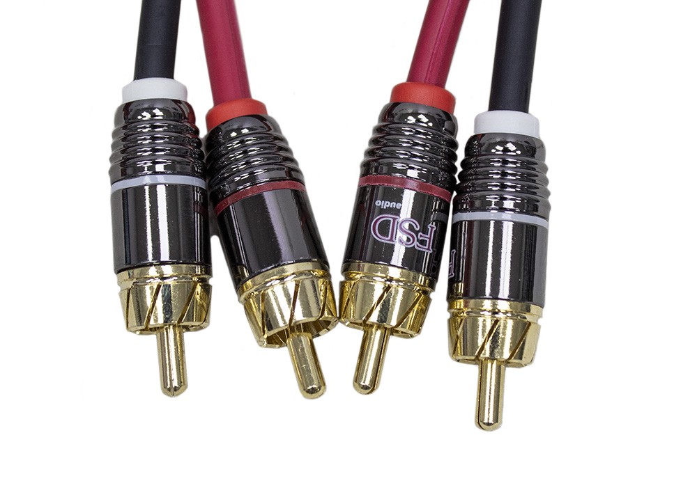Кабели межблочные (RCA), AUX, HDMI, RCA разъёмы FSD audio Master RCA PRO - 5.2 