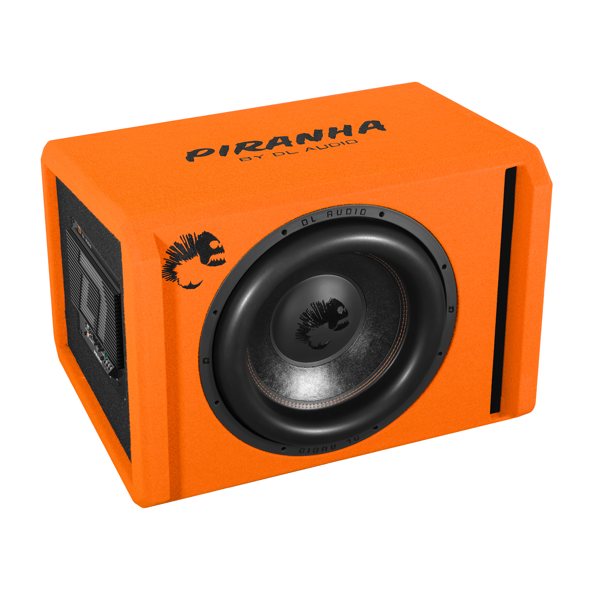 Cабвуферы корпусные активные DL Audio Piranha 15A V3 Orange 