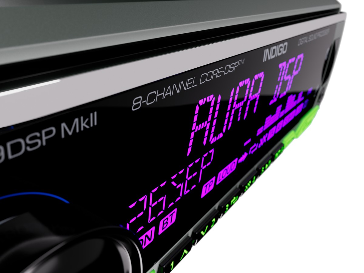 1-DIN USB/SD-ресиверы (без CD) AurA INDIGO-879DSP MkII 