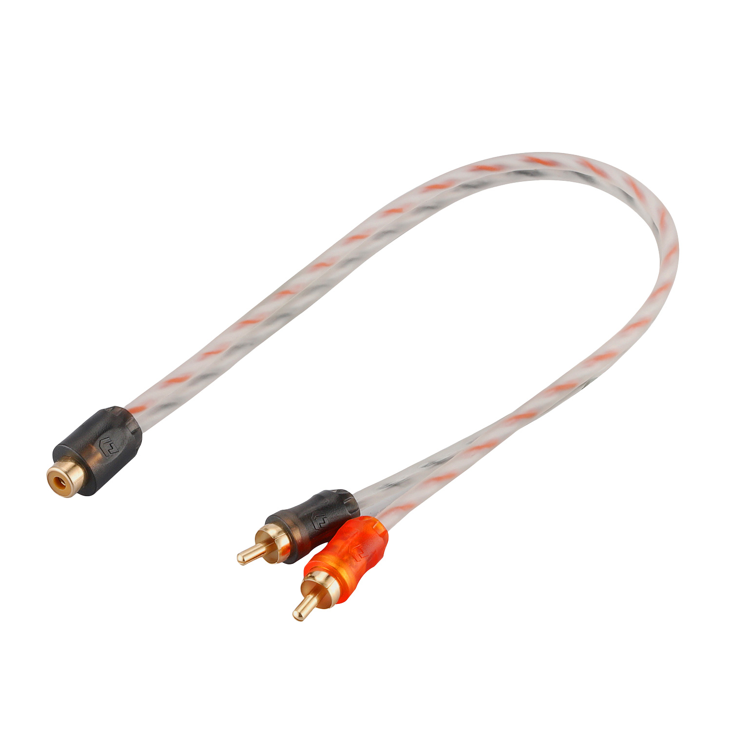 Кабели межблочные (RCA), AUX, HDMI, RCA разъёмы DL Audio Barracuda YRCA 1F2M 