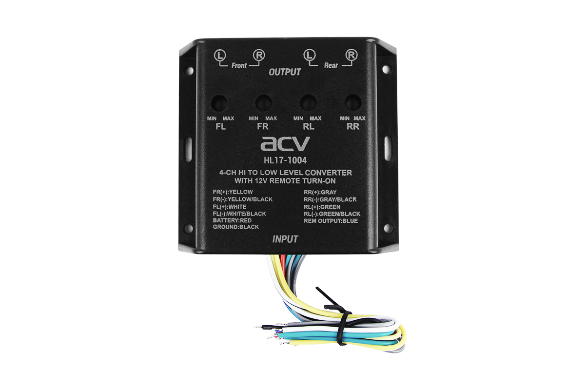 Интерфейсы для подключения усилителей ACV HL17-1004 