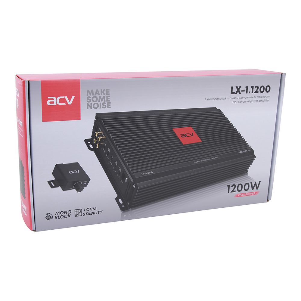 Одноканальные усилители ACV LX 1.1200 