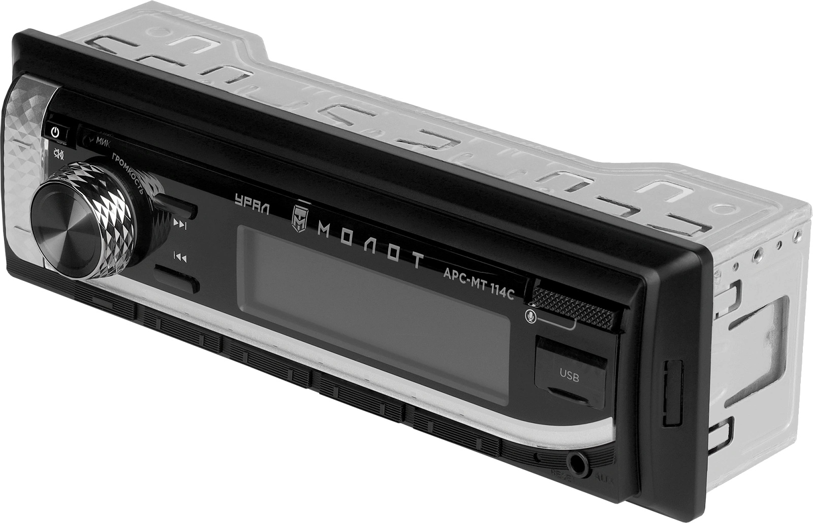 1-DIN USB/SD-ресиверы (без CD) Ural Урал МОЛОТ АРС-МТ 114C 