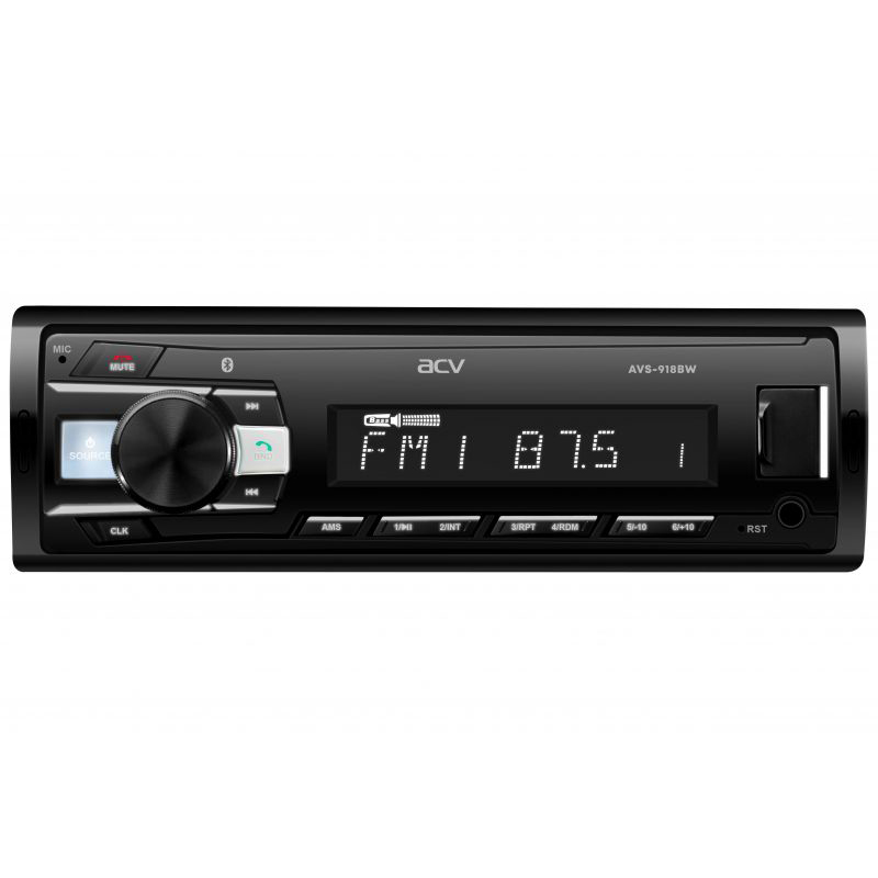 1-DIN USB/SD-ресиверы (без CD) ACV AVS-918BW 