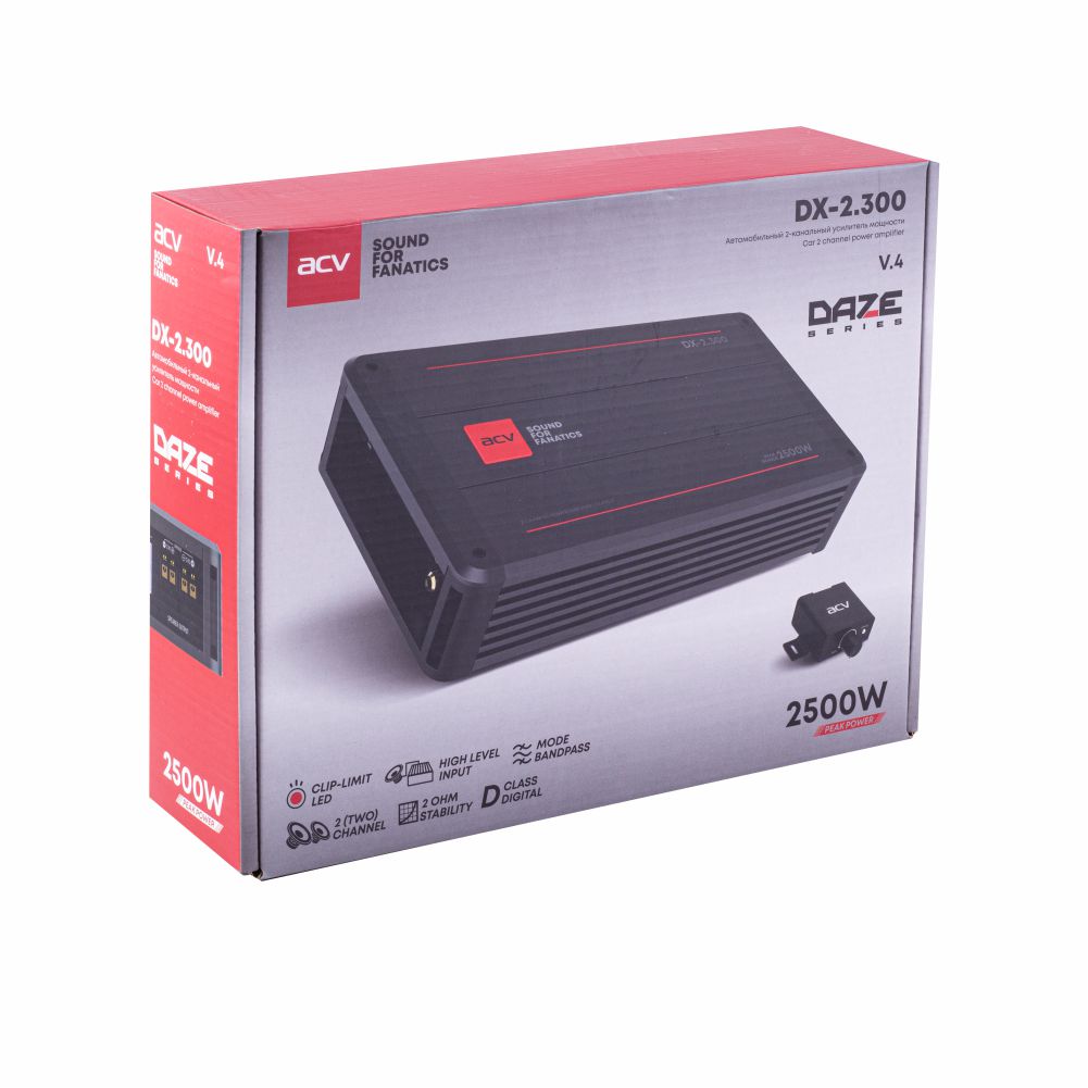 Двух и трехканальные усилители ACV DX-2.300 V4 