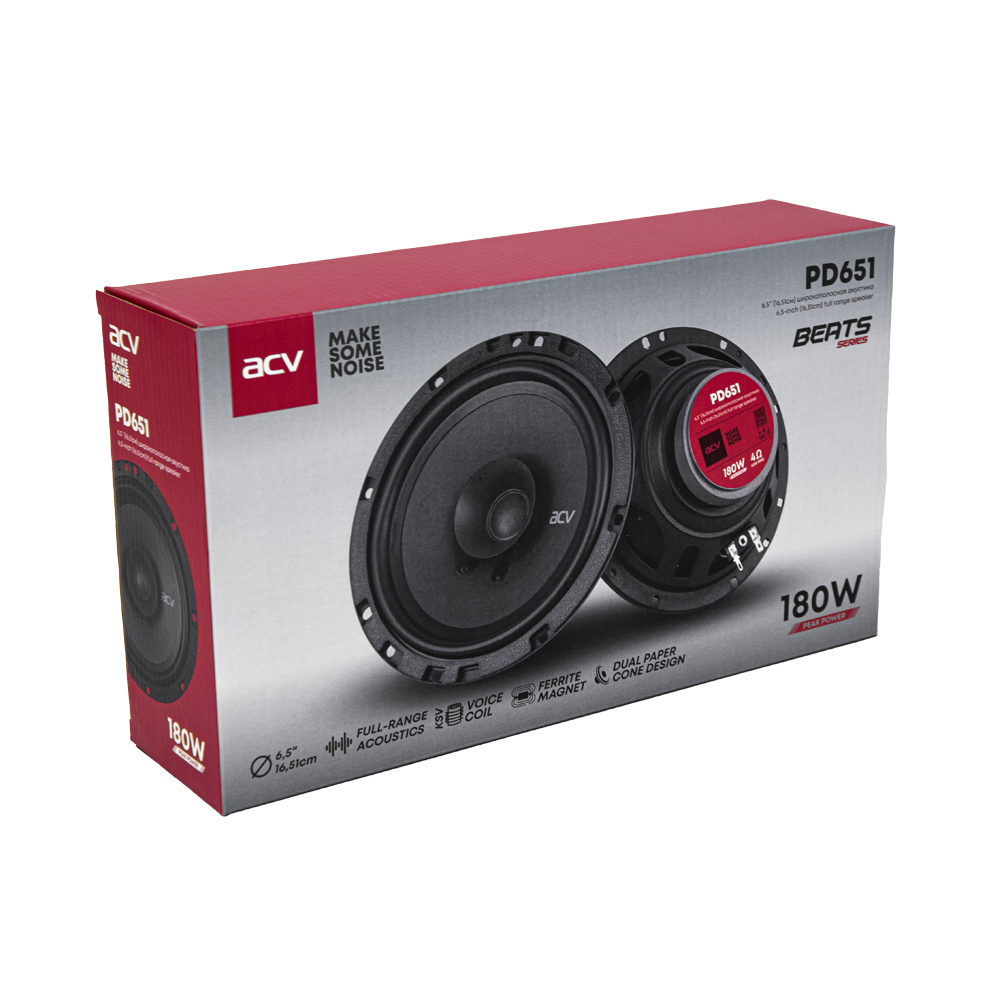 Акустика автомобильная ACV PD-651 BEATS 