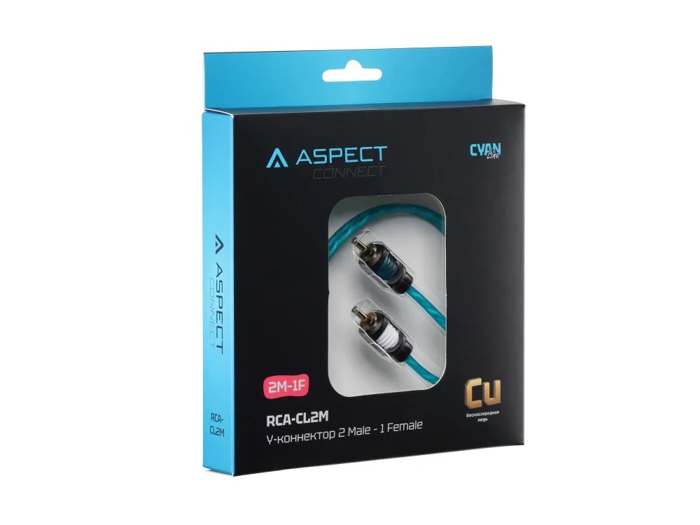 Кабели межблочные (RCA), AUX, HDMI, RCA разъёмы Aspect RCA-CL2M 