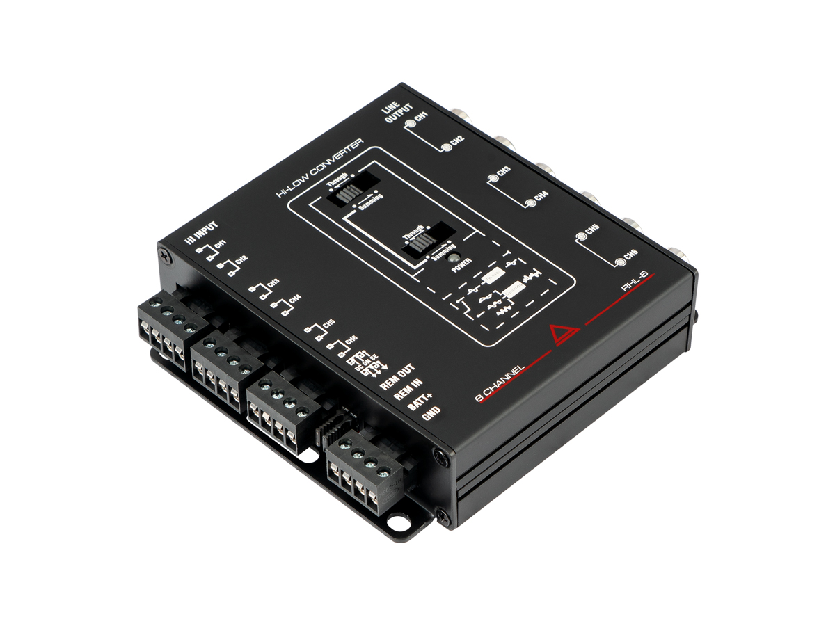 Интерфейсы для подключения усилителей AurA RHL-6 