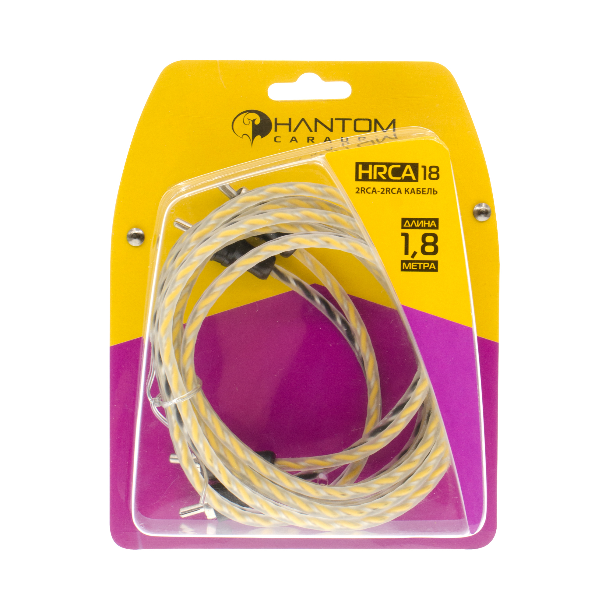 Кабели межблочные (RCA), AUX, HDMI, RCA разъёмы PHANTOM HRCA18 