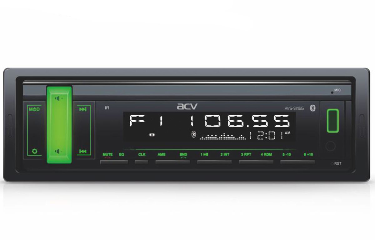 1-DIN USB/SD-ресиверы (без CD) ACV AVS-914BG 