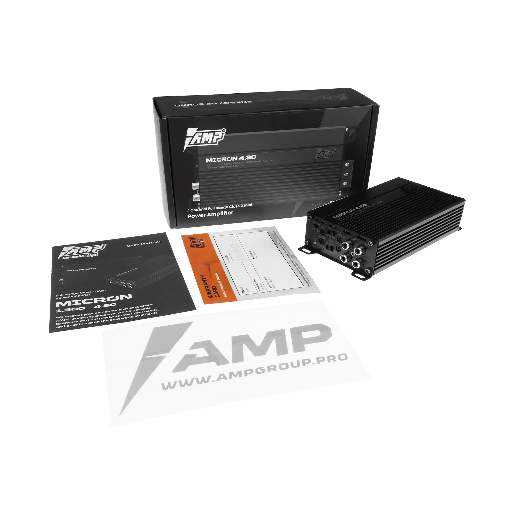 Четырёхканальные усилители AMP MICRON 4.80 