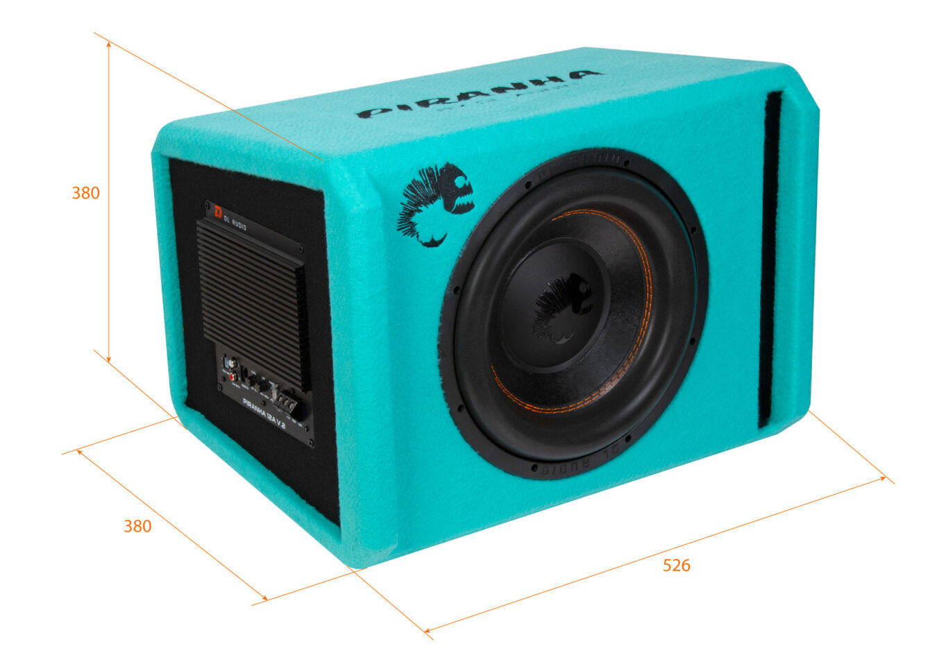 Cабвуферы корпусные активные DL Audio Piranha 12A V3 Marine 