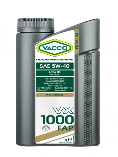 YACCO VX1000 FAP 5W40