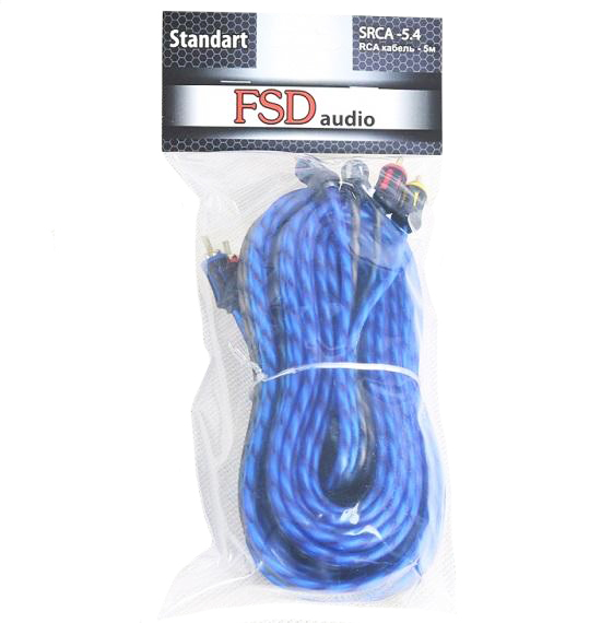 Кабели межблочные (RCA), AUX, HDMI, RCA разъёмы FSD audio SRCA - 5.4 