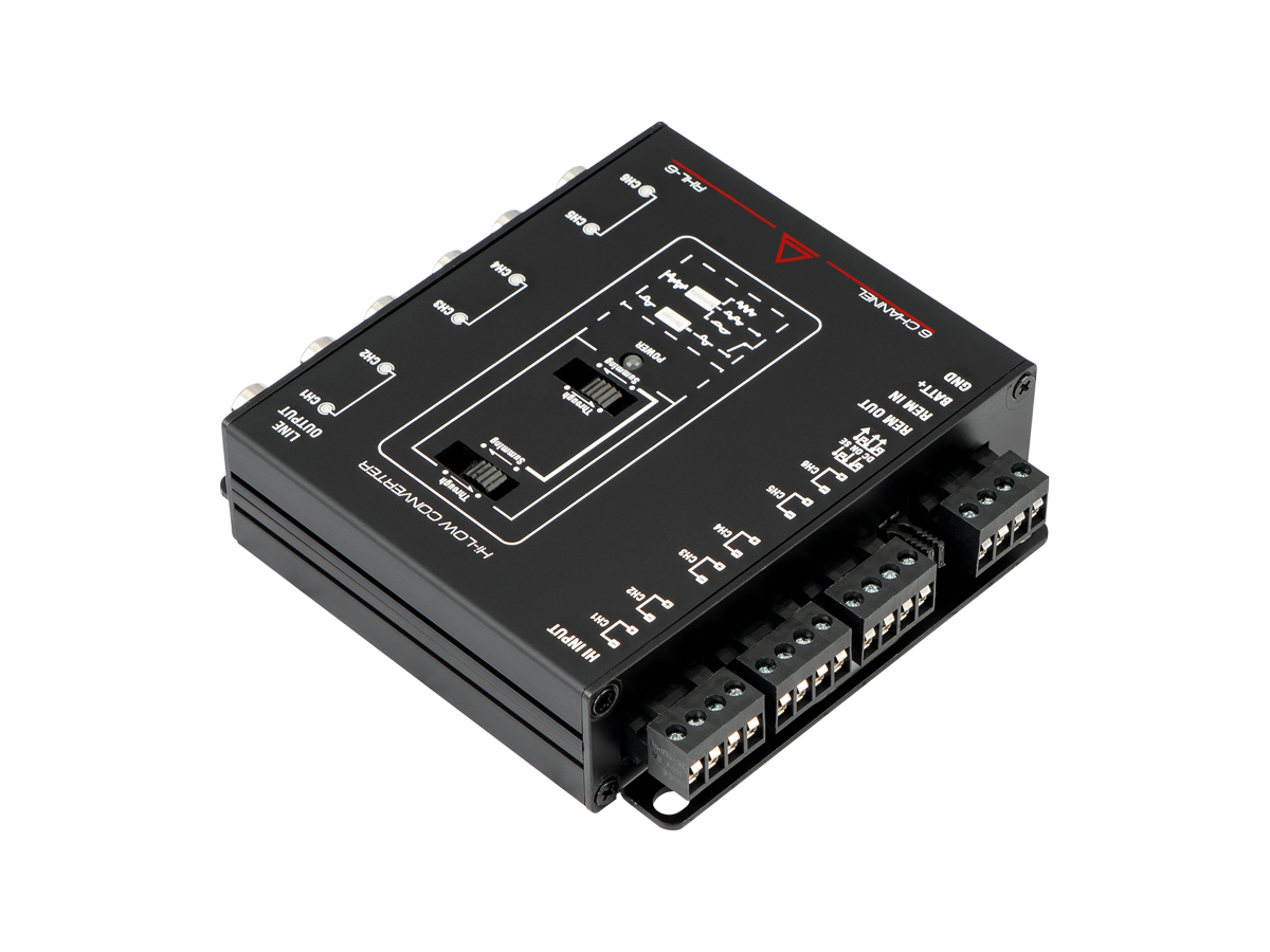 Интерфейсы для подключения усилителей AurA RHL-6 