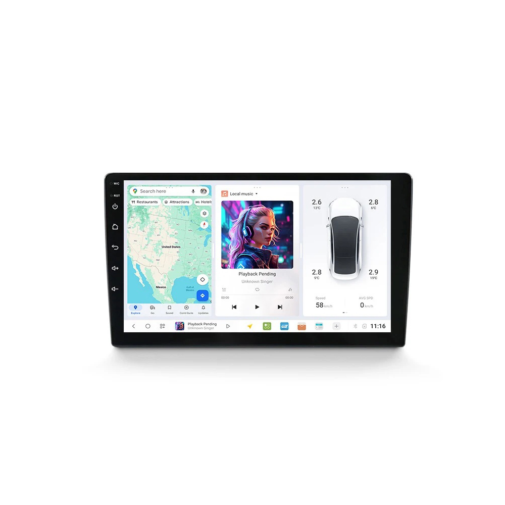 2-DIN ресиверы с навигацией DUDU Dudu3 7" 4-64 