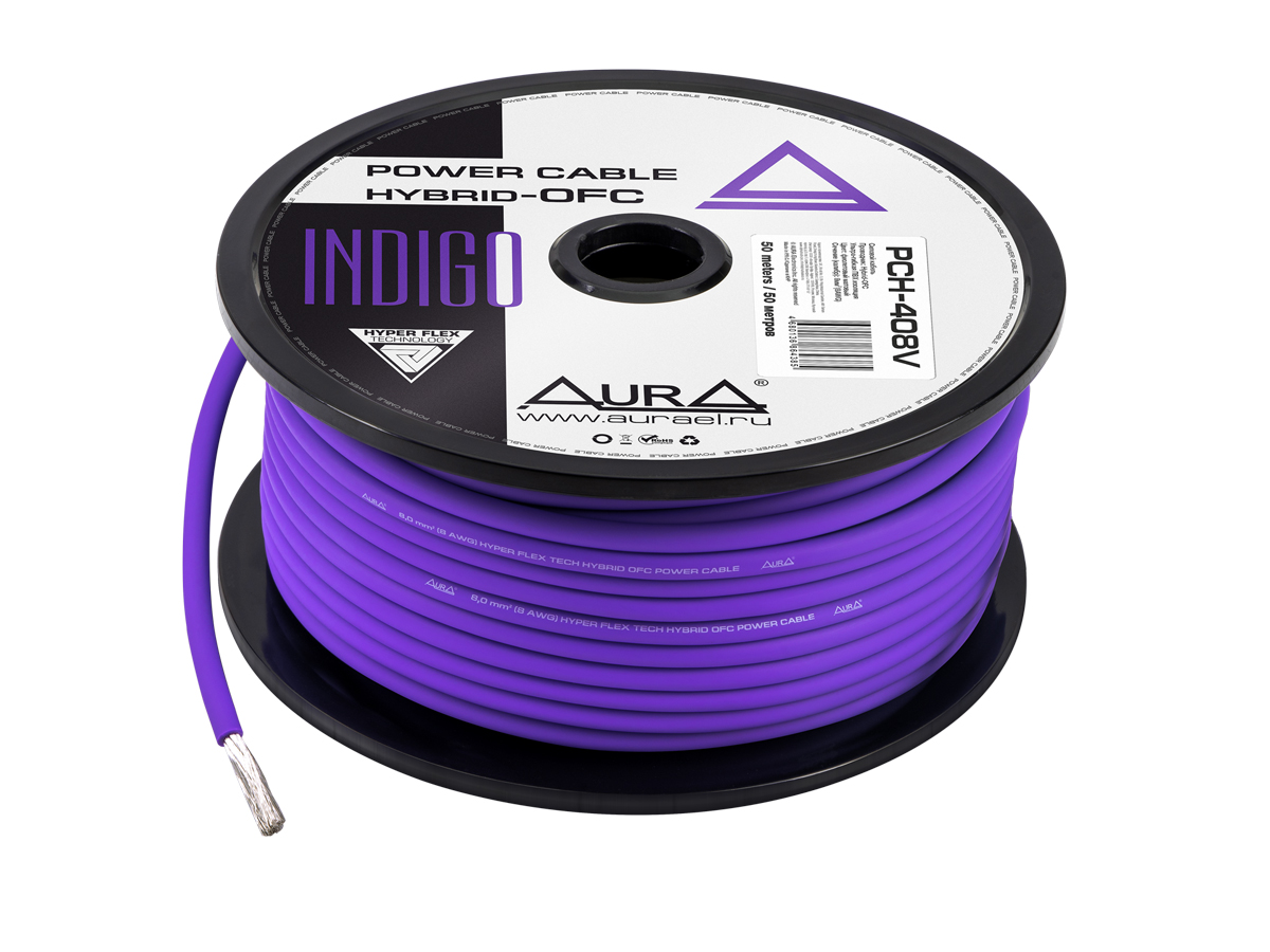 Кабели силовые, разъемы. Крепеж для кабеля. AurA PCH-408V 