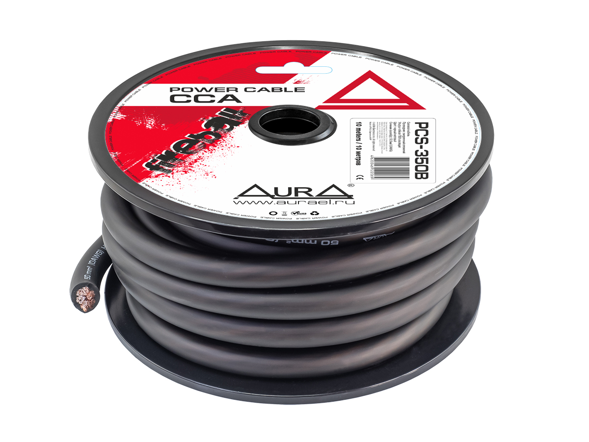 Кабели силовые, разъемы. Крепеж для кабеля. AurA PCS-350B 