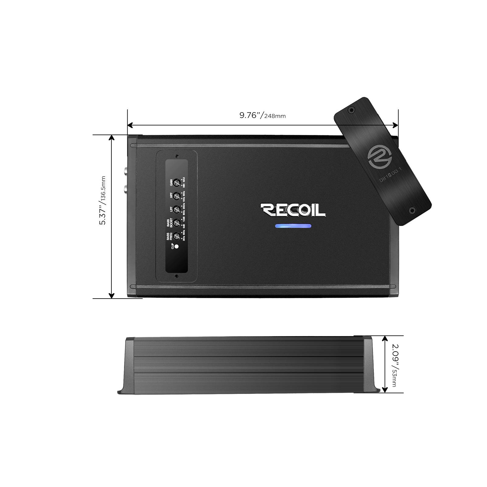 Одноканальные усилители Recoil DII1600.1 